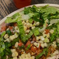 sofritos, black beans, brown rice, EXTRA corn salsa, lettuce & salsa  at Chipotle - Cicero Ave in Oak Lawn