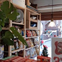 Inside the shop at Vegan Space in Seoul