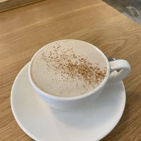 Chai latte at Vegan Space in Seoul
