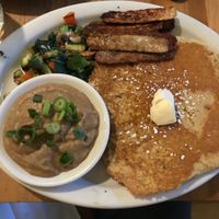 Tempeh Arizona with almond gravy at Green Bean in Northampton