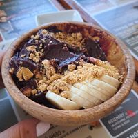 Açaí bowl at La Carioca in Barcelona