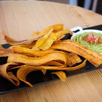 plantain chips at La Carioca in Barcelona