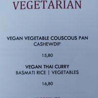 2 vegan main dishes at Messmer in Bregenz