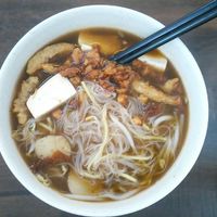 Without egg, delicious hokkian mee at CunThi Good Taste Vegetarian in Penang