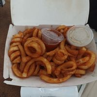 Curly fries at Anti Burger in Panama City