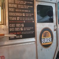 Menu at Anti Burger in Panama City