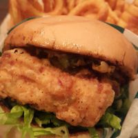 Tofu burger  at Anti Burger in Panama City