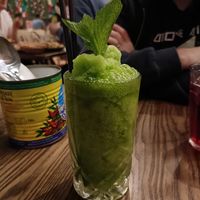 Cucumber / mint mocktail at Comptoir Libanais in Bath