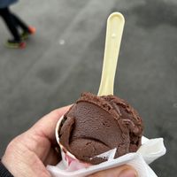 Lovely ice cream  at Cariad Gelato in Porthmadog