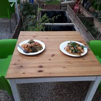 Yanboot greenhouse eating area (lunch every Sat 11am-2pm) at Yanboot in Amman