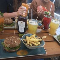 All vegan everything  at Hans im Glück in Nuremberg