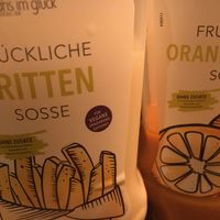 Vegan condiments at Hans im Glück in Nuremberg