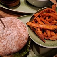 Sourdough bun 🤩 at Hans im Glück in Nuremberg