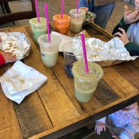 Lots of plastic and no recycling receptacle  at Farm 2 Cup Juicery in Raynham