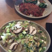 Poutine and Cajun tofu at Heartwood Bakery & Cafe in Halifax