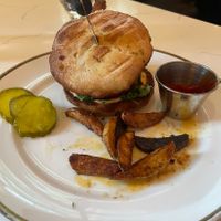 Beet Burger  at Mint in Glens Falls