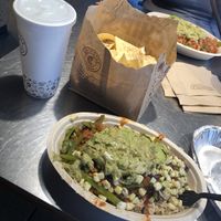 Yummy Sofritas and fajitas veggies at Chipotle - US 31 S in Indianapolis