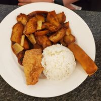 Orange soy chicken at Shang Hai in Santa Barbara