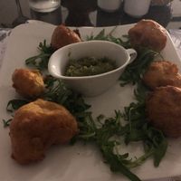 Cauliflower pakora starter at Supetar in Cavtat