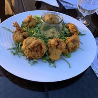 Curry cauliflower bites. Good taste. Could use a little salt   at Supetar in Cavtat