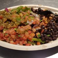 Bowl with vegan protein at Chipotle in Oxon Hill