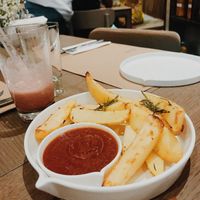 baked potatoes  at Baker and Spice in Kuwait City