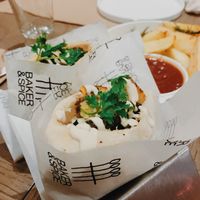 Flafel and vegetables pita  at Baker and Spice in Kuwait City