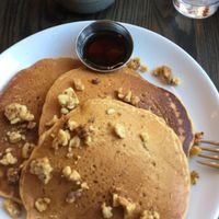 Spelt and pumpkin breakfast pancakes at Lotus in Jackson