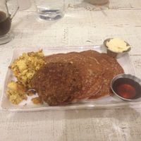 Vegan pancakes! at Lotus in Jackson