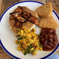 Vegan Brunch Stack at Unity Grill in Ayr