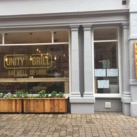 The Front enterance of The Unity Grill, Ayr at Unity Grill in Ayr