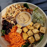 Buddha Bowl with Tofu at Juicygreens in Jamaica Plain
