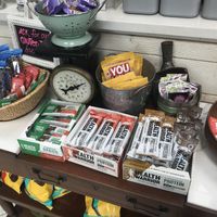 Vegan snacks  at Juicygreens in Jamaica Plain