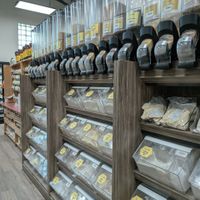 Bulk section at Organic Earth Market in Halifax