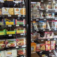 frozen section at Organic Earth Market in Halifax