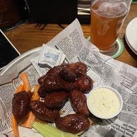 Vegan wings with tequila lime sauce   at Firehall Pizza Company in The Blue Mountains