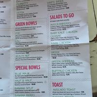 Page 2 of the menu at The Juice Pod in Sea Isle City