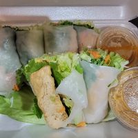 Tofu spring rolls at Sukhothai in Lancaster