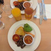 Vegan breakfasts at Compass at Compass Cafe Bar in Blackpool