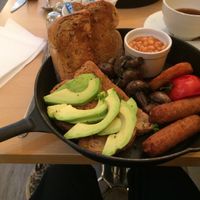 Large Vegan Breakfast  at Compass Cafe Bar in Blackpool
