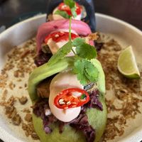 “Fish” bao  at Zetta's Pantry in Fitzroy