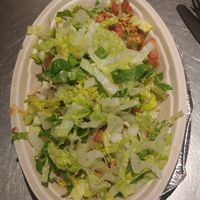 Sofritas burrito bowl at Chipotle in La Plata