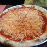 vegan pizza with violife!   at Brother's Pizza in Hamilton