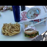 Burger + Fries at Monty's Good Burger - Koreatown in Los Angeles