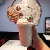 Vanilla shake  at Monty's Good Burger - Koreatown in Los Angeles