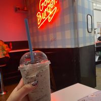 mini oreo shake at Monty's Good Burger - Koreatown in Los Angeles