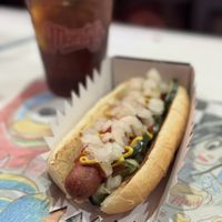 Impossible dog  at Monty's Good Burger - Koreatown in Los Angeles