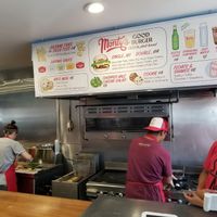 The kitchen at Monty's Good Burger - Koreatown in Los Angeles