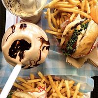Phenomenal burgers, fries and shakes! at Monty's Good Burger - Koreatown in Los Angeles