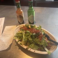 Bowl with black beans, sofrito and brown ricee  at Chipotle - Park Plaza in Boston